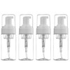 FUTISKY 4-Pack Mini Plastic Foaming Soap Pump Dispenser Bottles, BPA-Free,