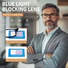 HIYANJN 3 Pack Progressive Reading Glasses for Men/Women Blue Light