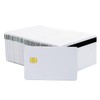 Gialer 100 Packs SLE4442 Chip Contact IC Card with 5/16inch