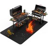 XOHUYD Large 90 x 48inches Under Grill Mats for Outdoor,