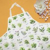 WCGXKO Herbs Kitchen Apron Botanical Gift Farmhouse Kitchen Gift Herbalist