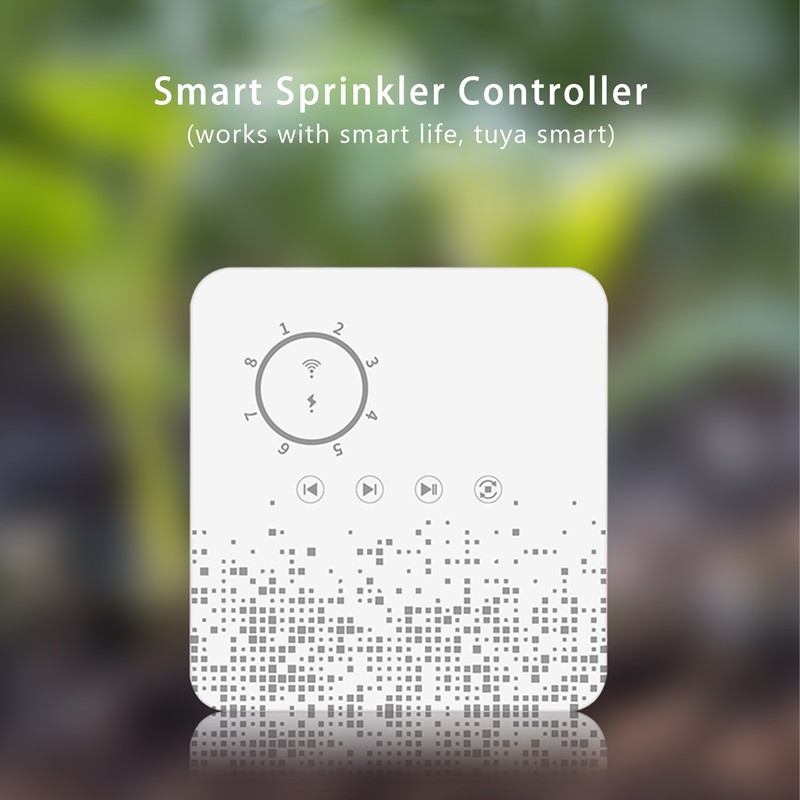 8 Zones Smart WiFi Sprinkler Controller Timing for Google Assistant