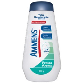 Ammens Fresco Aroma Talco Corporal, 250g, Pack of 1                                                                                                   