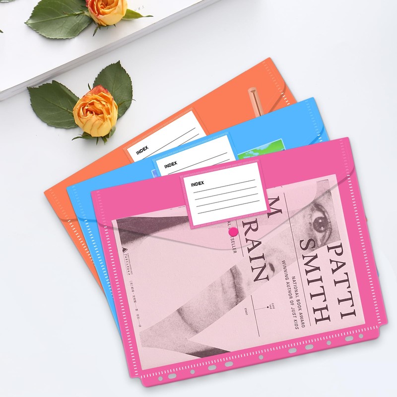muhogxio Document Folder A4 for Filing - Pack of 12