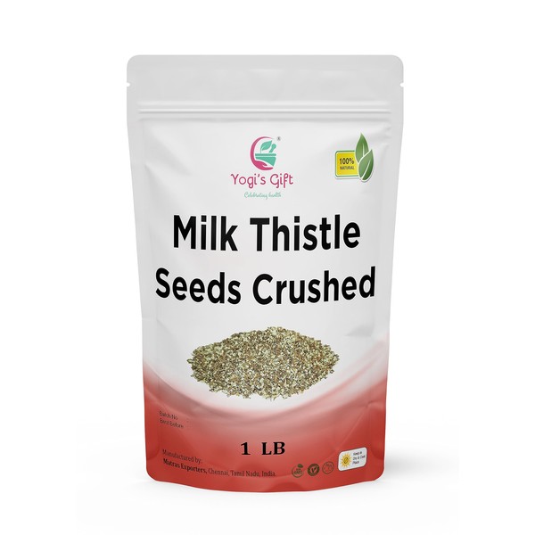 Milk Thistle Tea (Seeds) 1 LB | Promotes Liver Health | Loose Bulk Bag | by Yogi's Gift®