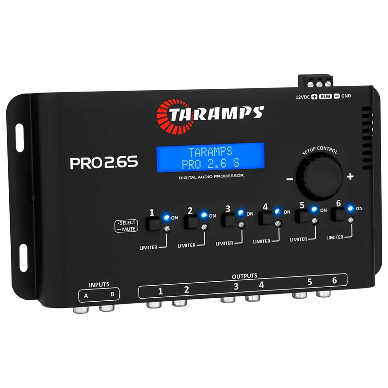 Taramp's Pro 2.6S Digital Signal Processor Equalizer 3-band Graphic Equalization