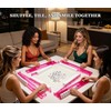 Plastic Mahjong Racks, 4 Pcs Pink Rack for American Mahjong