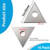 10 Pack 1" Triple Edge Blade,1 Inch Paint Scraper Blades