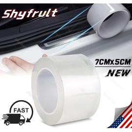 SHYFRULT For Toyota‘Car door Plates Sill Scuff Cover Anti Scratch Decal Sticker Protector