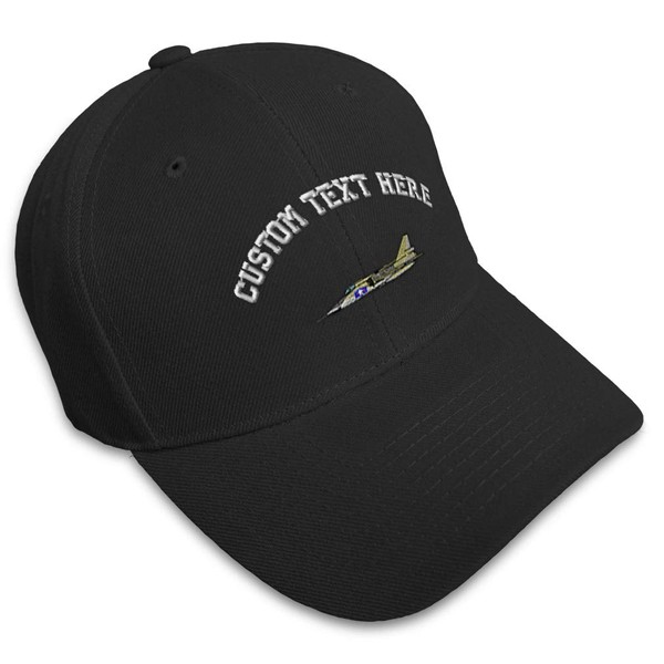 Custom Baseball Cap F-106A Delta Dart Army Plane Embroidery Airplane