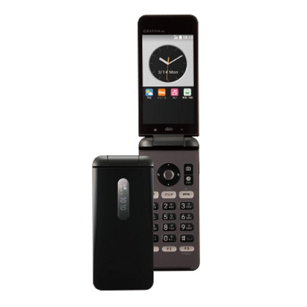 Kyocera KYF31 au Gratina 4G Glacko, Black