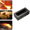 55x37x20mm Graphite Crucible Casting Ingot Bar Molds Tools Melting Ingot