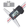 GLTL General Tools Depth Gauge Vernier Caliper,0-6"/150mm,0-8"/200mm,0-12"/300mm (Digital 0-300mm)