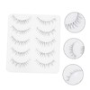 TOVINANNA Dense and Lightweight False Eyelashes 5 Pairs Natural Curl