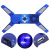 Laptop Cooling Pad Fan with USB Hub Portable Foldable Cooler