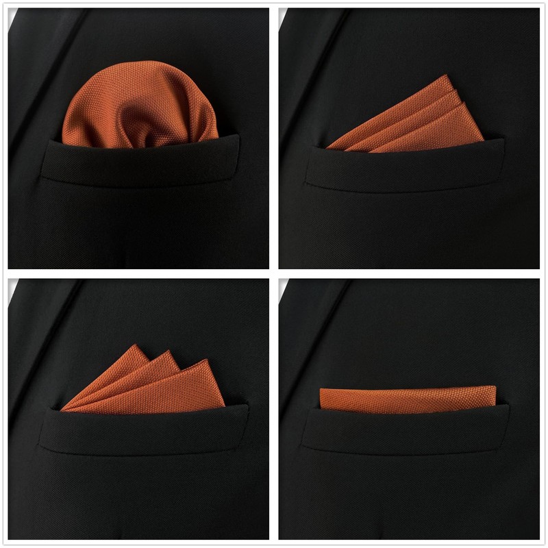 Shlax&Wing 5 Pieces Assorted Pañuelo De Bolsillo Para Hombre Handkerchiefs