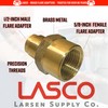 LASCO 17-5855 5/8-Inch Female Flare by 1/2-Inch Male Flare Brass