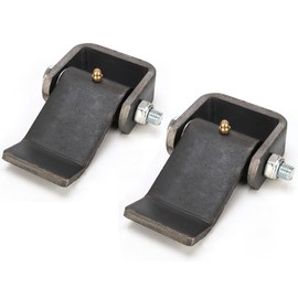 TIBEGOLD Weld on Trailer Hinges, Heavy Duty Dump Trailer Gate Hinges, Greaseable Strap Style Leaf Truck Hinge, Trailer Door Strap, Tailgate Hinges for Door Gate Body Hinge with Grease Zerk, 2 Pack
