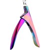 Professional Acrylic False Nail Clippers for Acrylic Nails, Rainbow Nail
