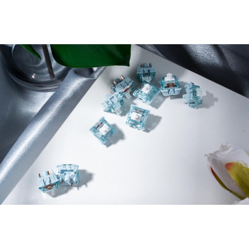 GATERON Zero Keyboard Switches, Linear 45gf Force SMD LED Key