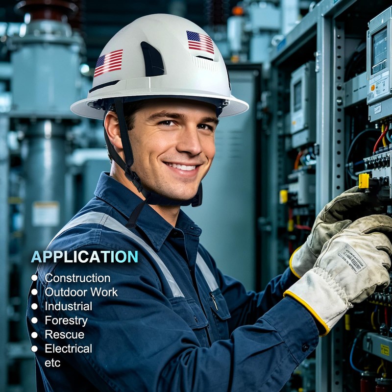 SAFEBUILDER Type II Hard Hats Full Brim ANSI and CSA