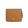 Tory Burch Womens 147606 Saffiano Leather Emerson Zip Around Mini