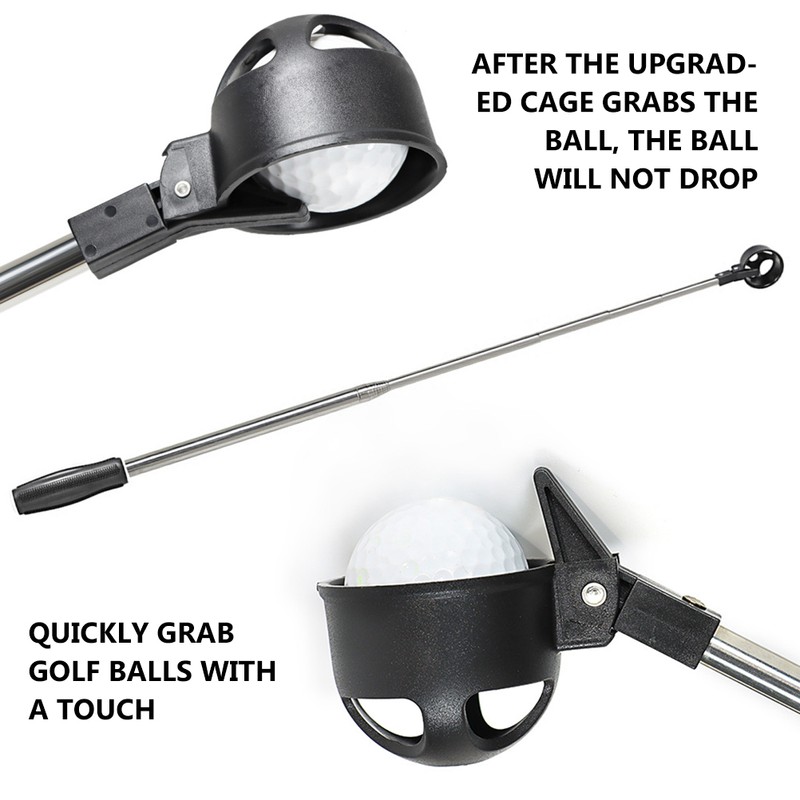 Golf Ball Retriever Stainless Telescopic Ball Retriever for Water Golf