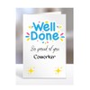 Well done card for, Coworker, gifts, men women, him, her,