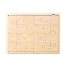 Mr. Pen- Blank Wooden Puzzle, 24 Pieces, 11.8" x 8.8", Wooden Blank Puzzles to Draw on, Wooden Blank Puzzle Pieces to Write on, Blank Wooden Puzzle Pieces for Crafts, Blank Puzzle for Kids