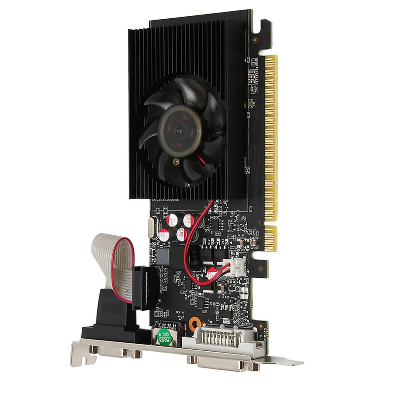 Half Height GPU 1G DDR3 64bit 810MHz 1300MHz HD DVI