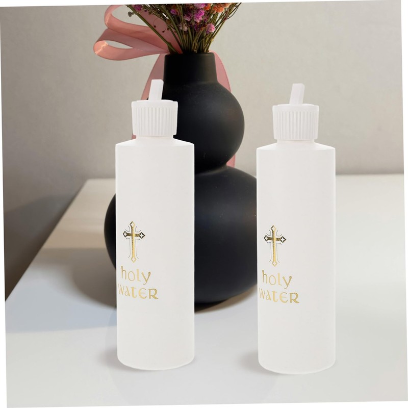 Ciieeo 3sets Aesthetic Water Bottles Holy Water Containers Plastic Refillable
