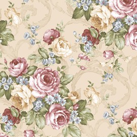 Norwall CH22529 Grand Floral Wallpaper