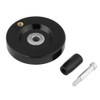 Fafeicy Hand Wheel with Rotating Handle, Milling Machine with Black