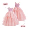 keaiyouhuo Girls Pink Bubble Costume for Children Pink Witch Tulle