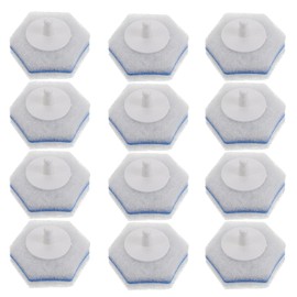 Sewroro Recambios Desechables para Cepillo Limpiador de Baño 20 Piezas, Cabezales de Repuesto Azul de Fibras de Algodón, Limpieza Eficaz sin Salpicaduras para Higiene de Inodoros
