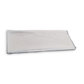 Transparent Flat Bags LDPE 25 µm Highly Transparent with Knot Closure 400 x 500 mm Pack of 100