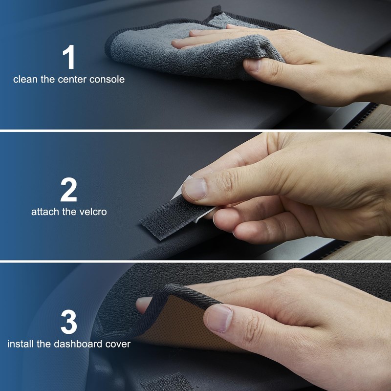 BERKSYDE Leather Dashboard Dash Cover Mat Carpet PU Compatible with