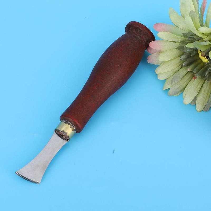 MAGT Leather Edge Creaser, 2.5 mm, Stainless Steel Blade, Wooden