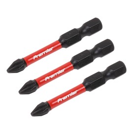 Sealey AK8230 3pc 50mm Phillips #2 Impact Power Tool Bit Set