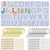 Anlan-angel Letters Numbers Silicone Molds for Resin, Alphabet Molds Kit,