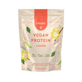 Vitatú | Proteina vegana en polvo 24 g de Proteina vegetal por porcion, Sin azucar añadida, sin gluten, sin lacteos y con probioticos, 20 porciones, 6