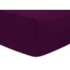 Fitted Sheets 25CM Extra Deep Percale - Purple - Single