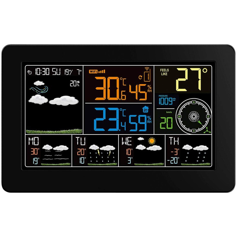 infactory Outdoor Thermometer, WLAN Wireless Weather Station, Outdoor Sensor, 5