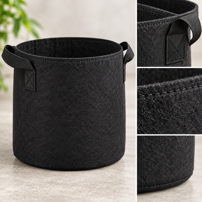 Felt Grow Bags for Vegetables, Strawberries & Flowers – Breathable