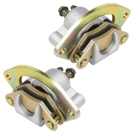 Caltric Front Left Right Brake Caliper W/ Pad For Polaris Scrambler 850 2013-2024