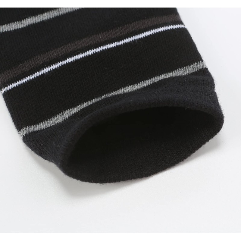 Civiczar Men's Five Toe Socks, Business Socks, Crew Length, Cotton,