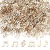 Bofanze Pack of 500 Wooden Musical Note Decoration Confetti Wooden