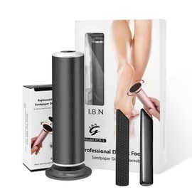 Electric Foot Callus Remover with Hand Callus Remover, Adjustable Speed Professional Electric Foot File Filer Sander Pedicure Tools for Feet Heel Dead Cracked Skin Women Men Use (Black)