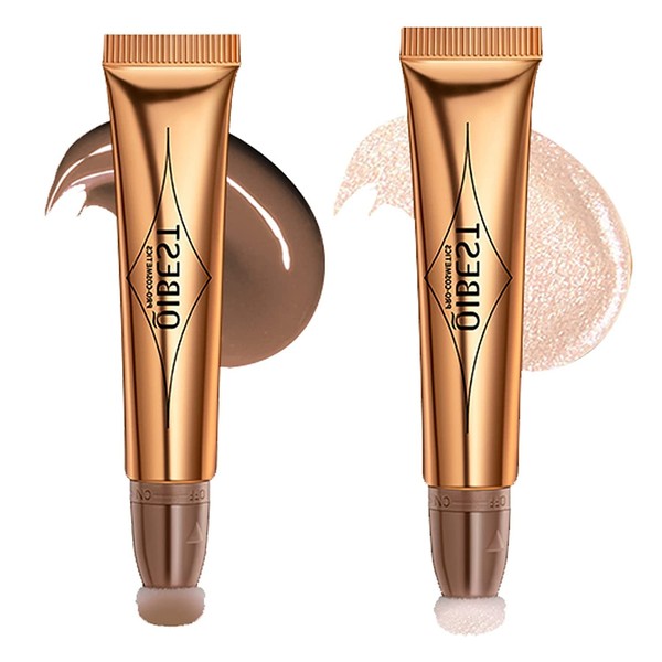 Liquid Contour Beauty Wall, Face Highlighter and Bronze Stick Attached