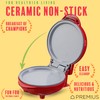 PREMIUS Ceramic NonStick Mini Snack Griddle Maker, 4” Mold, Quick